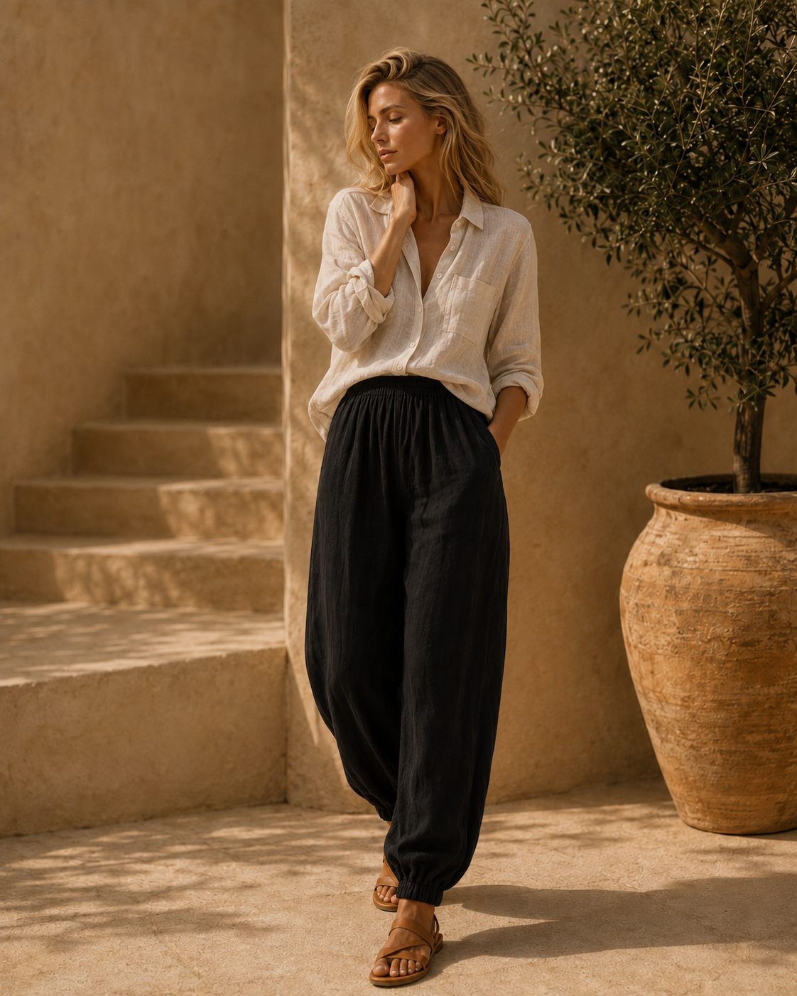 Pantalón Lino
